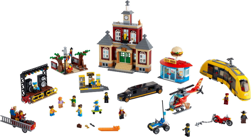 Display for LEGO City Main Square 60271