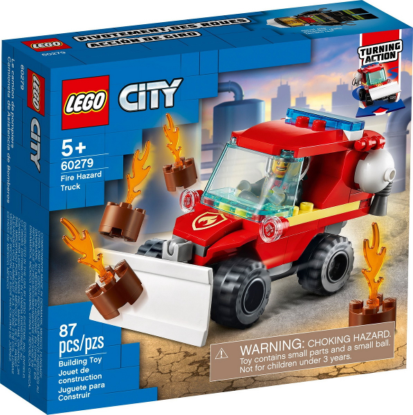 LEGO City 5+ 60279 Fire Hazard Truck 87 pcs Building Toy