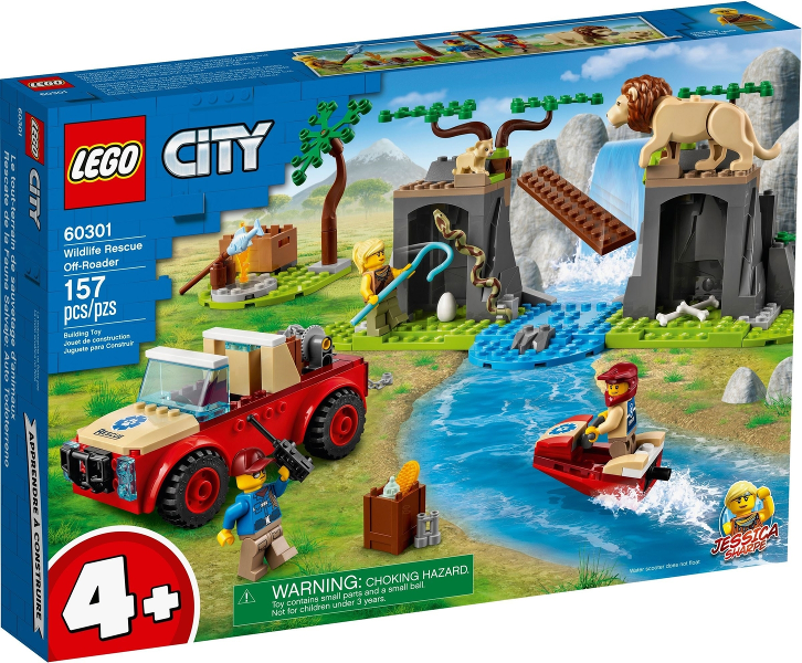 Box art for LEGO City Wildlife Rescue Off-Roader 60301