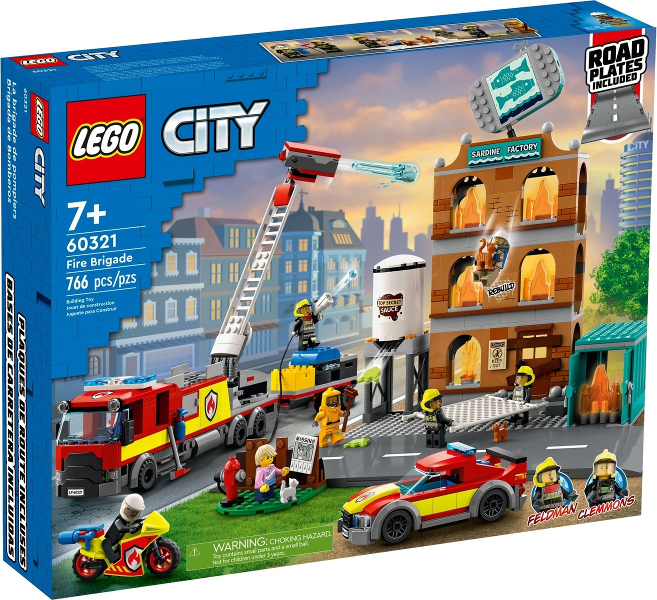 Box art for LEGO City Fire Brigade 60321