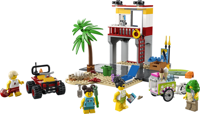 Display for LEGO City Beach Lifeguard Station 60328