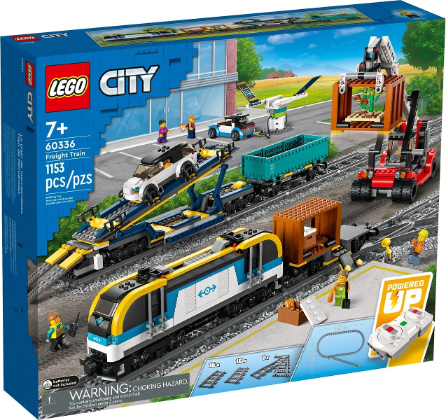 Box art for LEGO Train Freight Train 60336