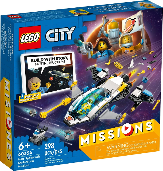 Box art for LEGO City Mars Spacecraft Exploration Missions 60354