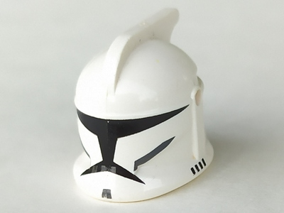 Minifigure, Headgear Helmet SW Clone Trooper with Holes, Standard