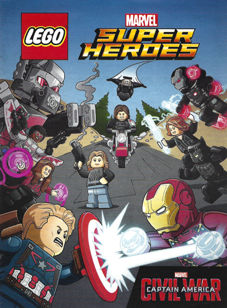 Cover for LEGO Super Heroes Comic Book, Marvel, Captain America Civil War (6155054 / 6155055)  6155054
