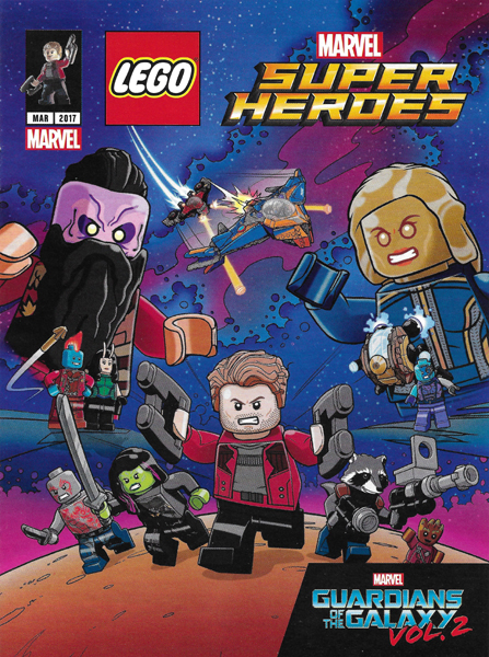 Cover for LEGO Super Heroes Comic Book, Marvel, Guardians of the Galaxy Vol. 2, North American Version  6195852