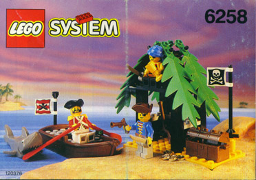 Instructions for LEGO (Instructions) for Set 6258 Smuggler's Shanty *Rip in front cover 6258-1