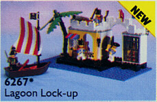 Display for LEGO Pirates Lagoon Lock-Up 6267