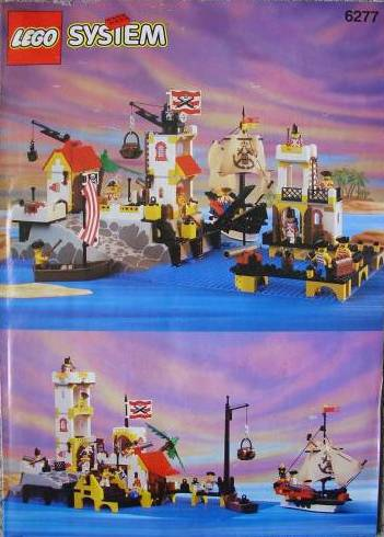 Instructions for LEGO (Instructions) for Set 6277 Imperial Trading Post *Cover has large tear, but not torn off 6277-1