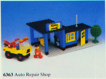 Display for LEGO City Auto Service Station 6363