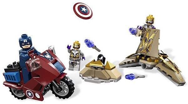 Display for LEGO Super Heroes Captain America's Avenging Cycle 6865