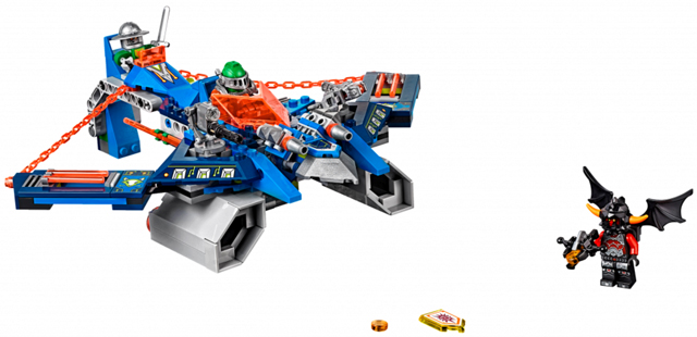 Display for LEGO NEXO KNIGHTS Aaron Fox's Aero Striker V2 70320