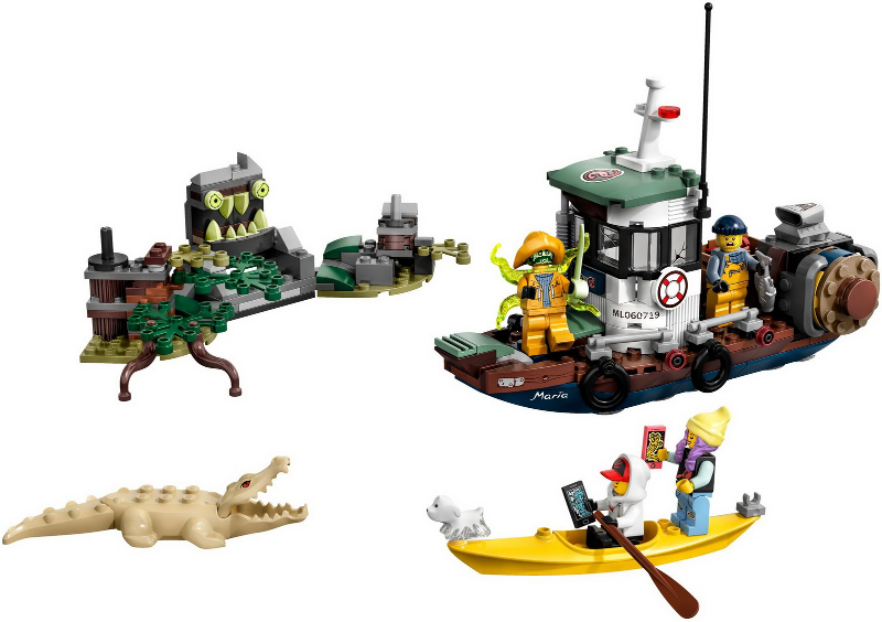 Display for LEGO Hidden Side Wrecked Shrimp Boat 70419