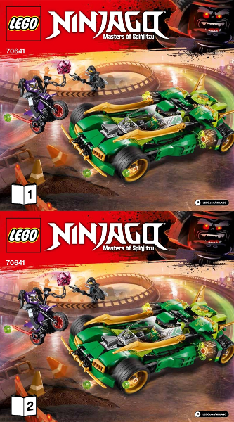 Instructions for LEGO (Instructions) for Set 70641 Ninja Nightcrawler  70641-1