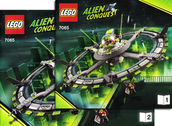 Instructions for LEGO (Instructions) for Set 7065 Alien Mothership  7065-1