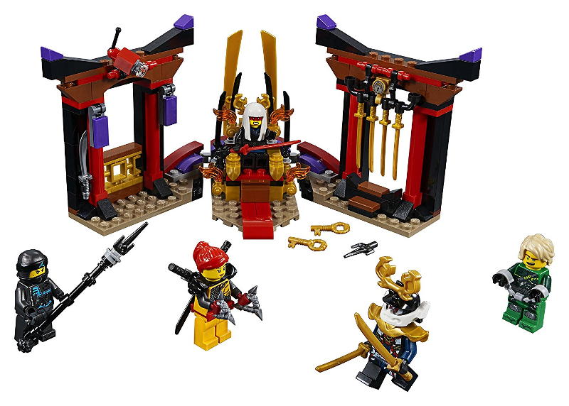 Display for LEGO NINJAGO Throne Room Showdown 70651