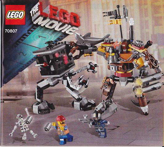 Instructions for LEGO (Instructions) for Set 70807 MetalBeard's Duel  70807-1