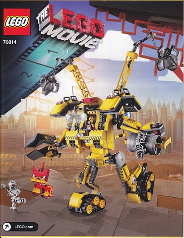 Instructions for LEGO (Instructions) for Set 70814 Emmet's Construct, o, Mech  70814-1