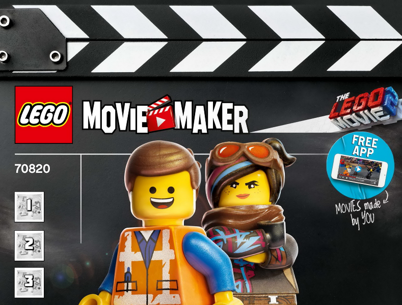 Instructions for LEGO (Instructions) for Set 70820 Movie Maker  70820-1