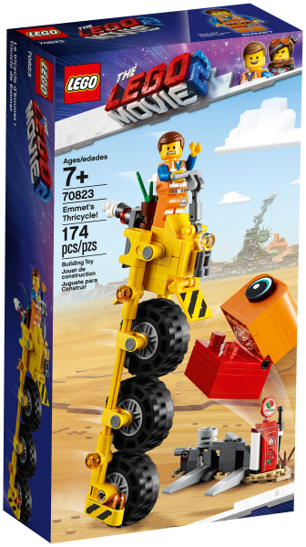Box art for LEGO The LEGO Movie 2 Emmet's Thricycle! 70823