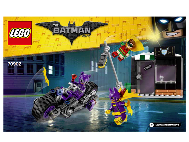 Instructions for LEGO (Instructions) for Set 70902 Catwoman Catcycle Chase  70902-1