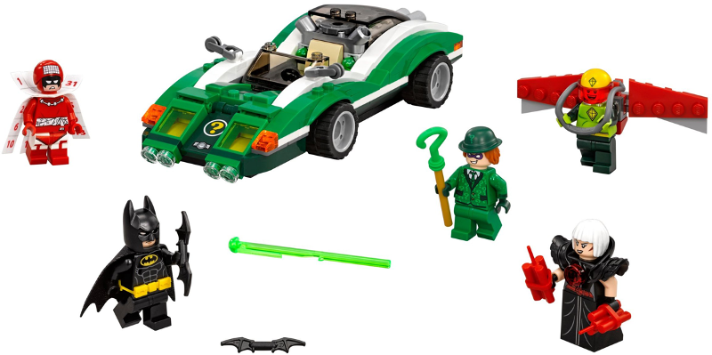 Display for LEGO Super Heroes The Riddler Riddle Racer 70903
