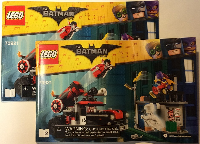 Instructions for LEGO (Instructions) for Set 70921 Harley Quinn Cannonball Attack  70921-1