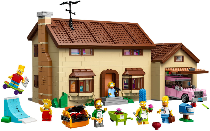 Display for LEGO The Simpsons The Simpsons House 71006