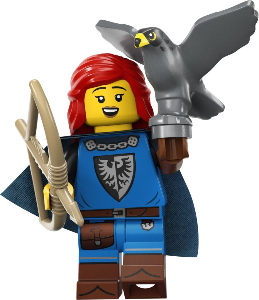 LEGO Falconer is a Series 24 minifigure that contains 8 pieces and was released as part of the collectable series in 2023