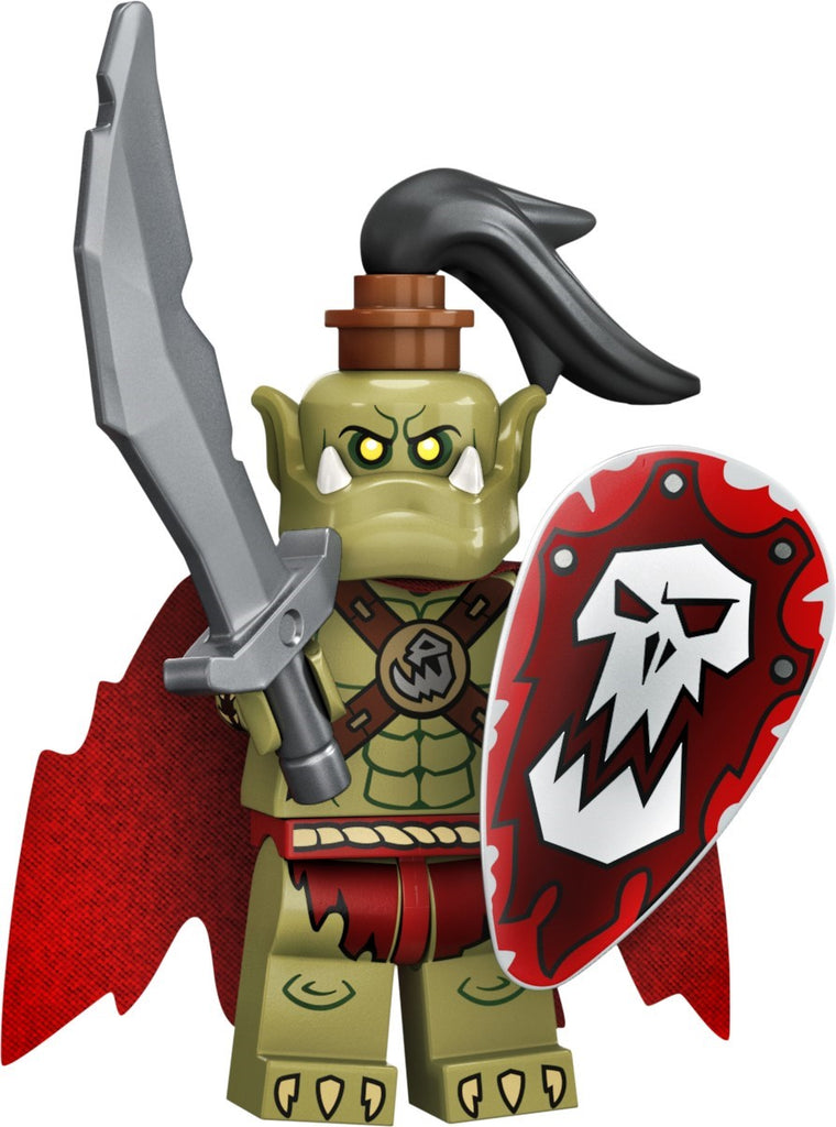 LEGO Orc is a Series 24 minifigure that contains 10 pieces and was released as part of the collectable series in 2023