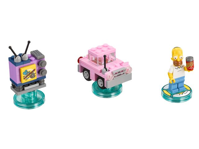 Display for LEGO Dimensions Level Pack, The Simpsons 71202