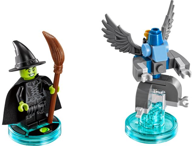 Display for LEGO Dimensions Fun Pack, The Wizard of Oz (Wicked Witch and Winged Monkey) 71221