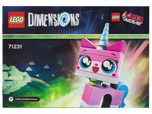 Instructions for LEGO (Instructions) for Set 71231 Fun Pack, The LEGO Movie (Unikitty and Cloud Cuckoo Car)  71231-1