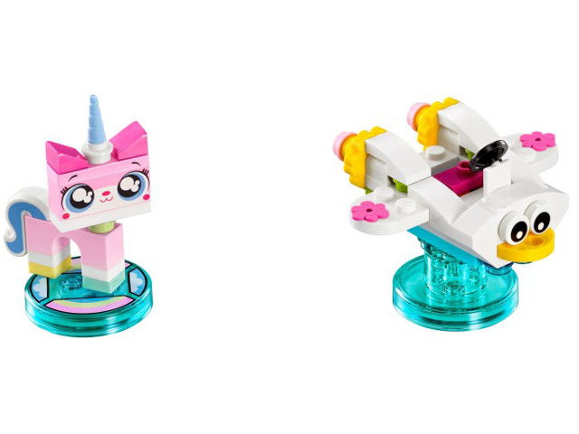 Display for LEGO Dimensions Fun Pack, The LEGO Movie (Unikitty and Cloud Cuckoo Car) 71231