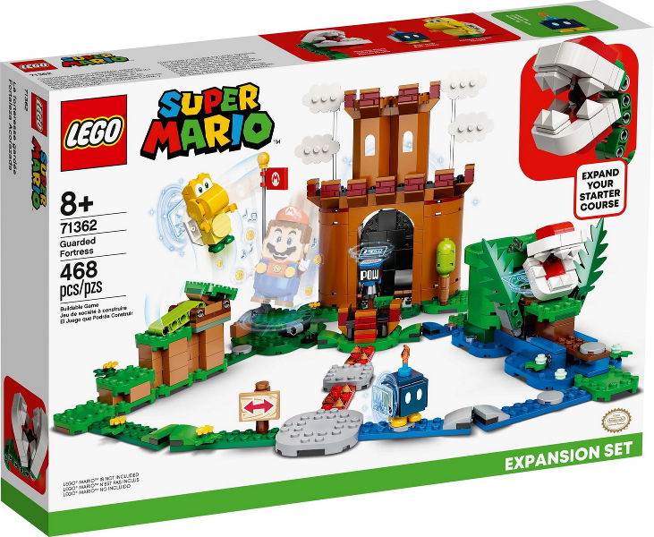 Box art for LEGO Super Mario Guarded Fortress, Expansion Set 71362