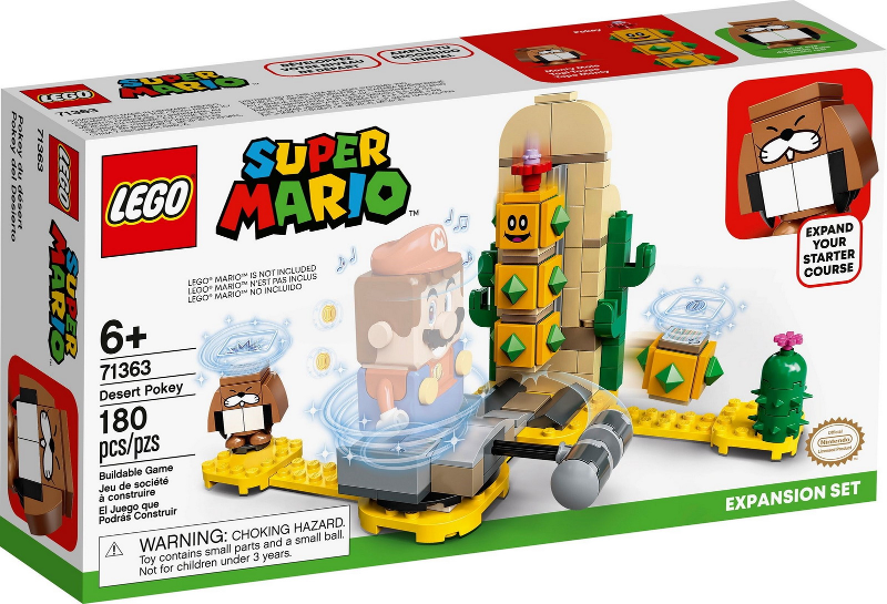 Box art for LEGO Super Mario Desert Pokey, Expansion Set 71363