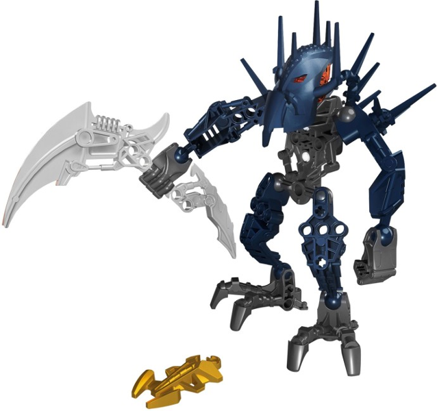 Display of LEGO Bionicle Piraka 7137