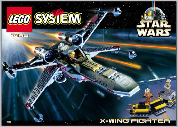 Instructions for LEGO (Instructions) for Set 7140 X-wing Fighter  7140-1