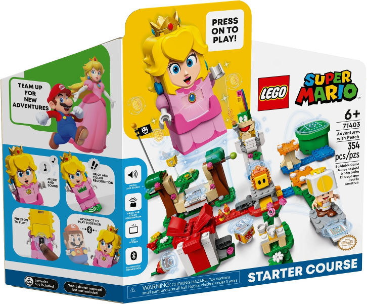 Box art for LEGO Super Mario Adventures with Peach, Starter Course 71403