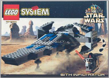 Instructions for LEGO (Instructions) for Set 7151 Sith Infiltrator  7151-1