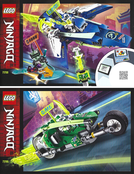 Instructions for LEGO (Instructions) for Set 71709 Jay and Lloyd's Velocity Racers  71709-1