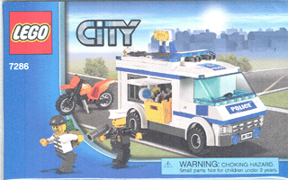 Instructions for LEGO (Instructions) for Set 7286 Prisoner Transport  7286-1