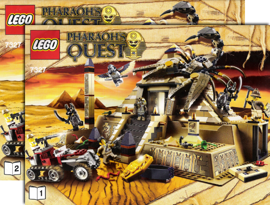 Instructions for Set 7327 Scorpion Pyramid Bricker King