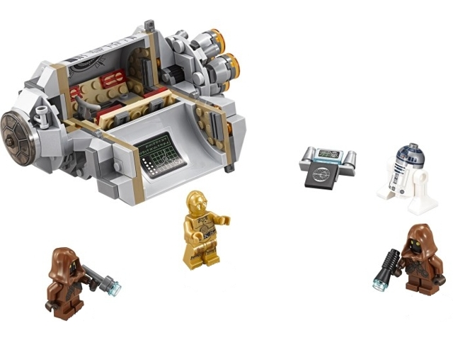 Display for LEGO Star Wars Droid Escape Pod 75136