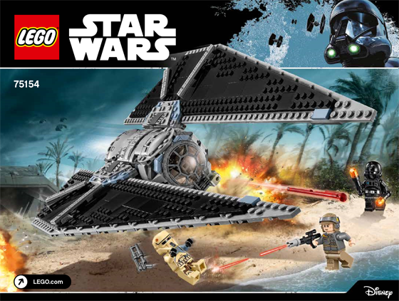 Instructions for LEGO (Instructions) for Set 75154 TIE Striker  75154-1