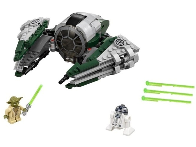 Display for LEGO Star Wars Yoda's Jedi Starfighter 75168