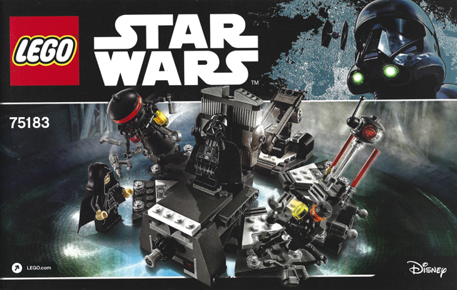Instructions for LEGO (Instructions) for Set 75183 Darth Vader Transformation  75183-1