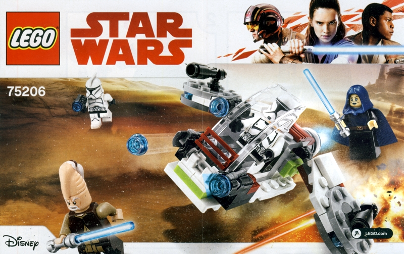 Instructions for LEGO (Instructions) for Set 75206 Jedi and Clone Troopers Battle Pack  75206-1