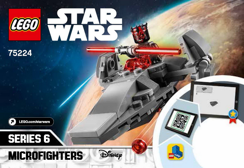 Instructions for LEGO (Instructions) for Set 75224 Sith Infiltrator Microfighter  75224-1