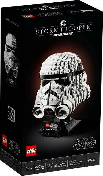 Box art for LEGO Star Wars Stormtrooper Helmet 75276